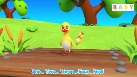 Number Song | Five Little Ducks | Nursery Rhymes & Kids Songs