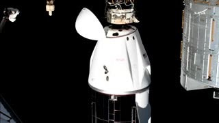 SpaceX Dragon undocks