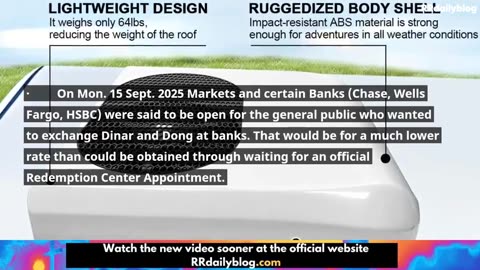 Restored Republic via a GCR: Update as of September 23, 2025