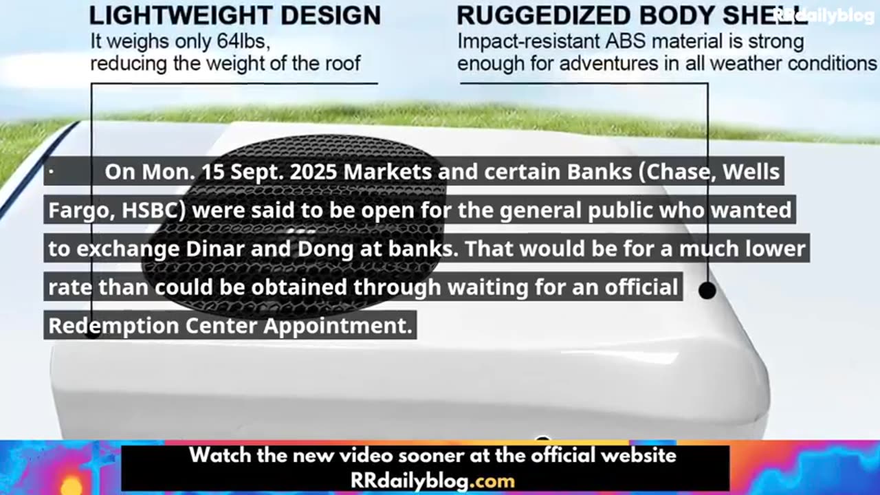 Restored Republic via a GCR: Update as of September 23, 2025