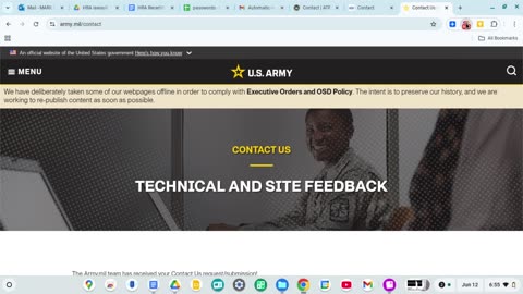 I contacted the Army about NYC law enforcement harassing me.