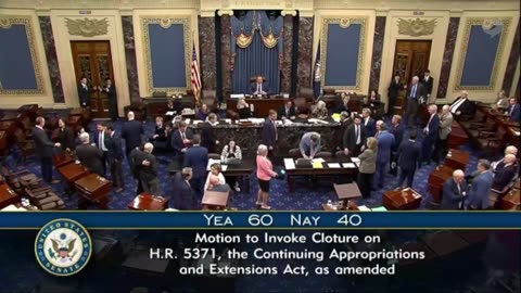 U.S. Senate advances legislation to reopen the federal government.