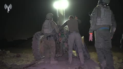 Troops from the IDF’s Givati Brigade operating in Beit Hanoun, northern Gaza