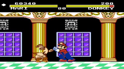 Bootleg Kart Fighter Mario, Level 1, Fight 5