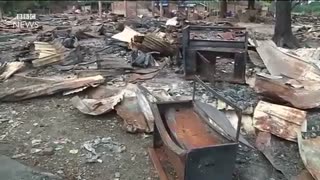 Trending: Myanmar police officers detained over Rohingya beatings video - BBC Ne