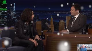 Jonathan Roumie goes to the Late Night Show with Jimmy Fallon promoting the Chosen Season Five