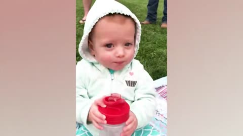 Funny Babies Playing With Water! Baby Outdoor Videos