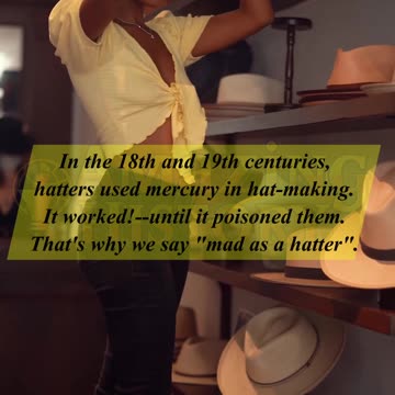 How Mercury Poisoning Created a Mad Hatters' Disease #HistoryFacts #shorts
