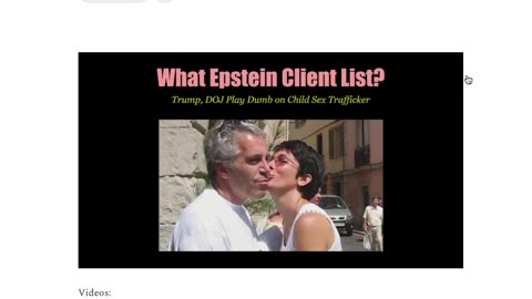 What Epstein Client List? Trump, DOJ Play Dumb on Child Sex Trafficker