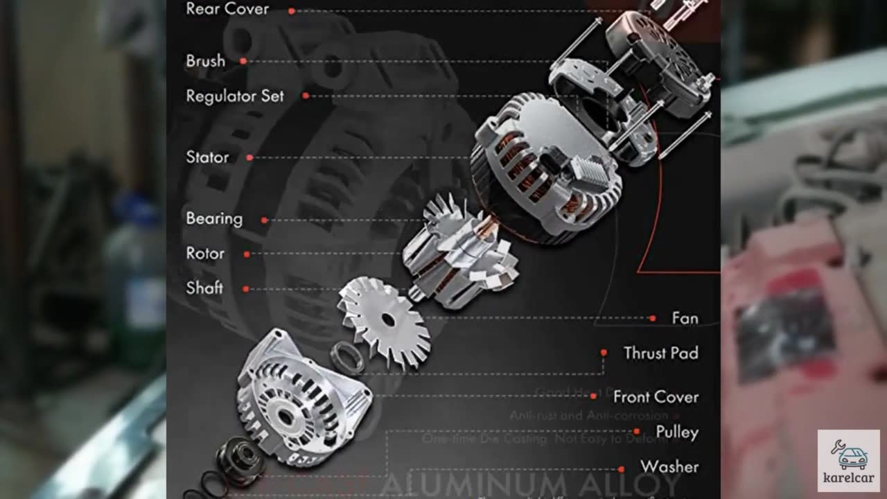 A-Premium Alternator Compatible with Chrysler 200 11-14, Town & Country 11-16 &
