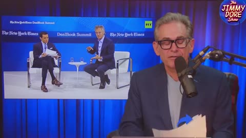 Jimmy Dore: Palantir CEO Alex Karp Appears On Drugs & Repeatedly Jumps Out Of Chair!