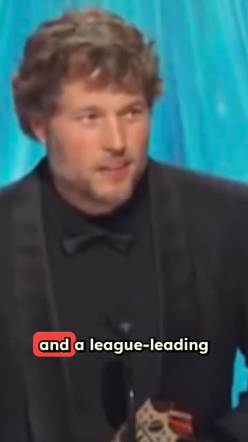 Stafford Wins First MVP