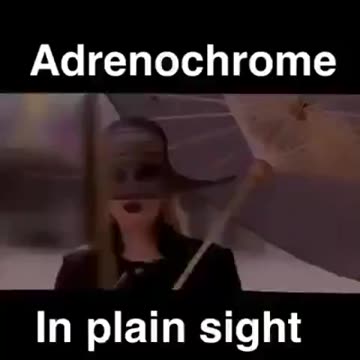 Lady Ga Ga, I mean LadyMan Ga Ga - Showing what she does in real life - Adrenochrome in plain sight