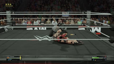 wwe 2k25 203 universe Rachel Valentine VS Rhea Ripley