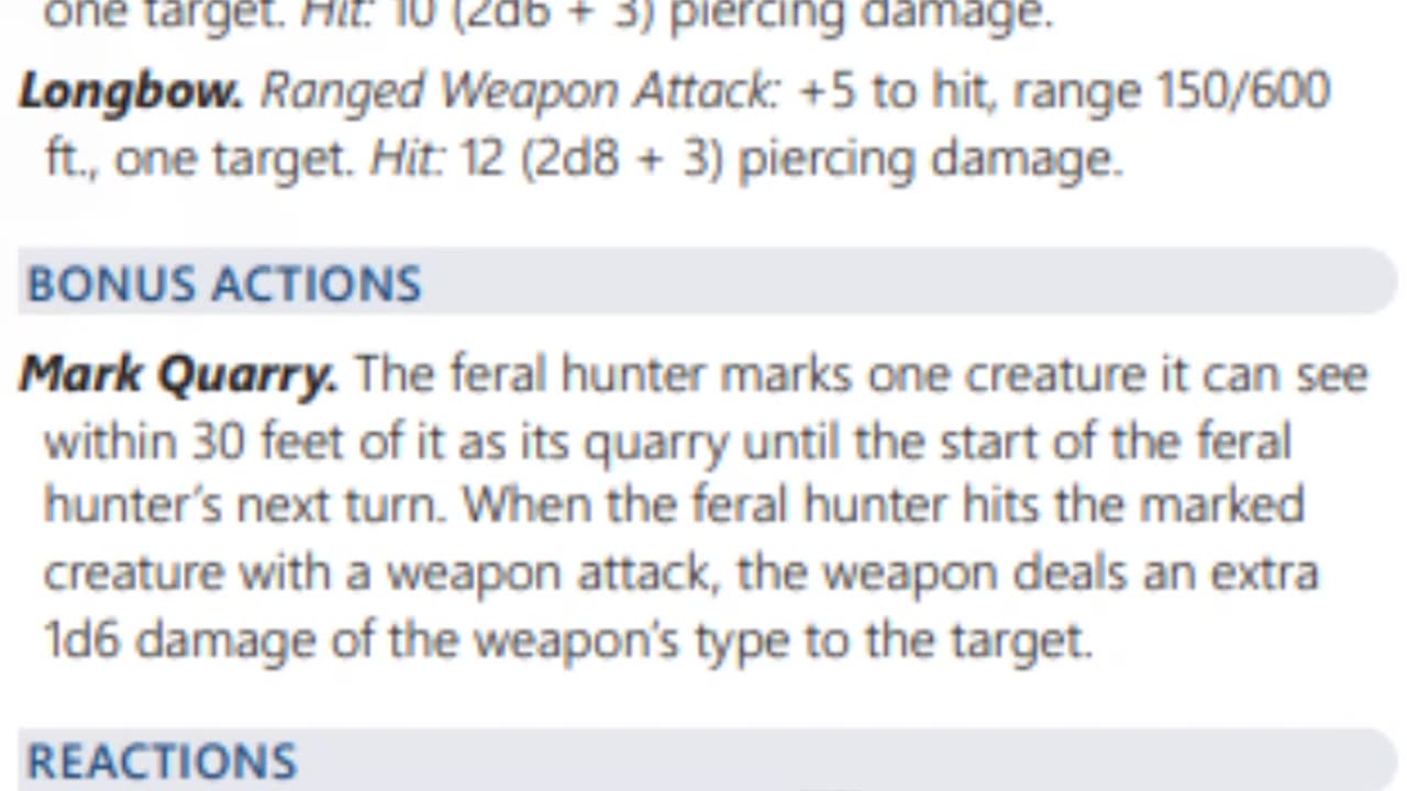 Feral hunter monster vault 1 tales of the valient review