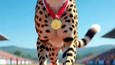 Lion vs cheetah race