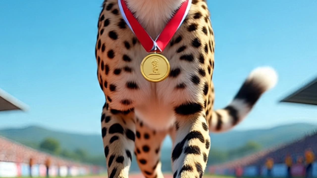 Lion vs cheetah race
