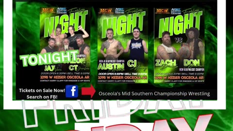 TONIGHT! TONIGHT! TONIGHT! MCW! Be thhhheeeeerrreeeee!!