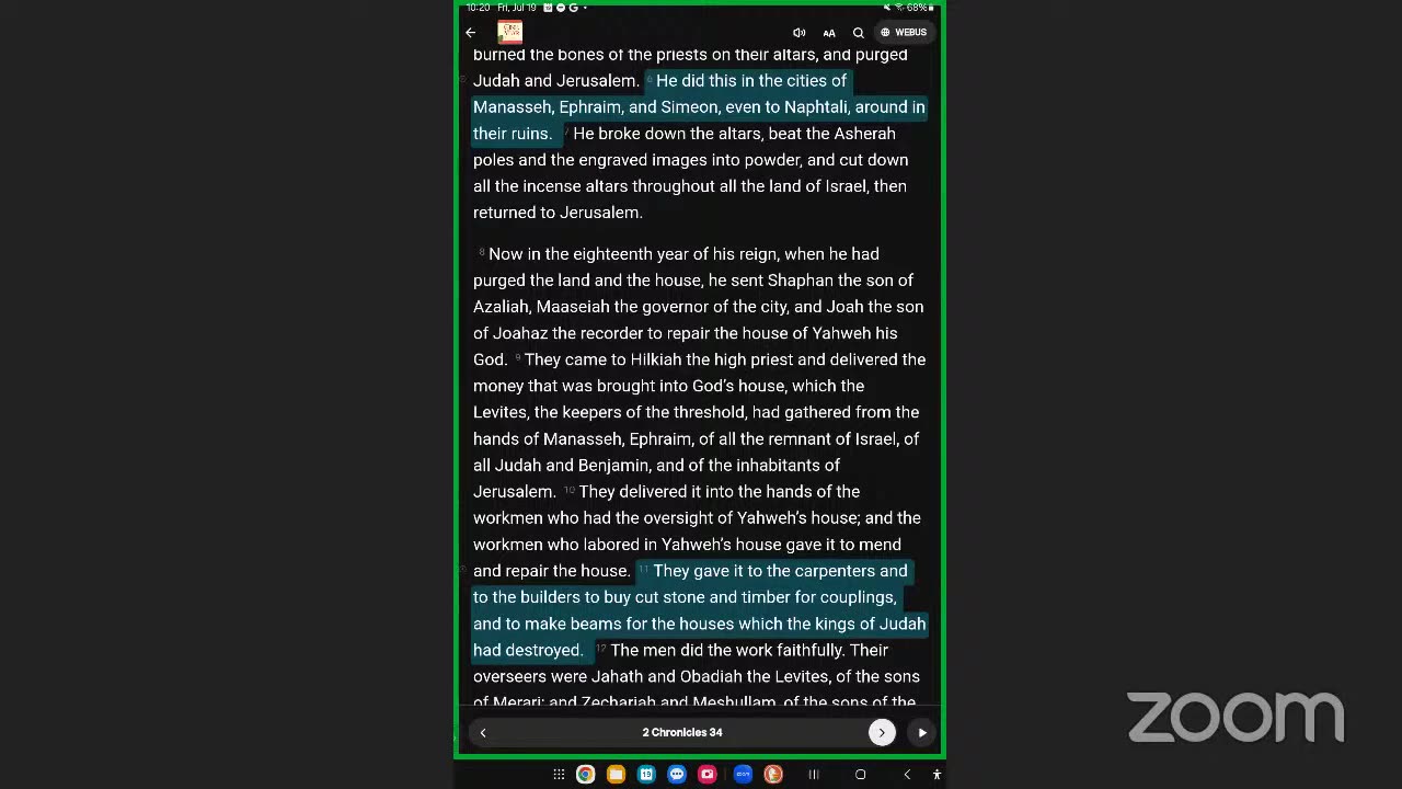 Aug 3rd, Day 215 - RERUN FROM 2024 - Reading The One Year Bible Together
