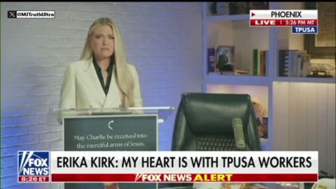 Erika Kirk thanks JD Vance & President Trump for their friendship