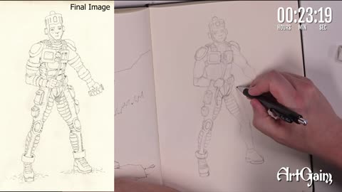 Daily Sketch #4│Space Marine