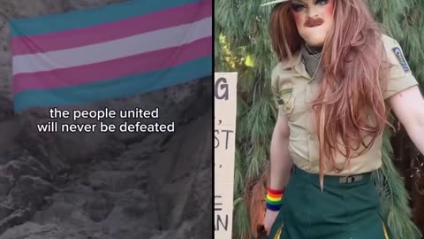Transgender Activists Unveil Massive Flag at Yosemite to Protest Trump.