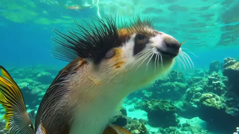 LemurFish 😱 #lemur #fish #lemurfish #fyp