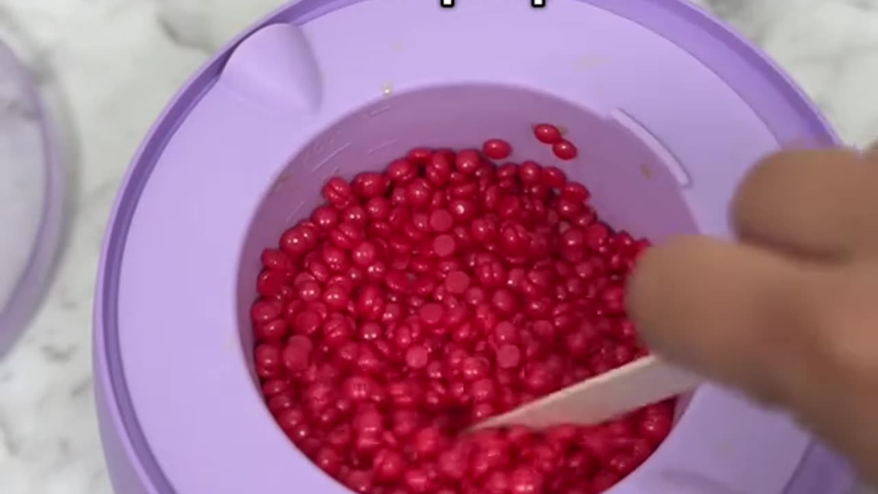 Melting Sexy Smooth Cherry Desire Scented Hard Wax | @bare.angelsaesthetics