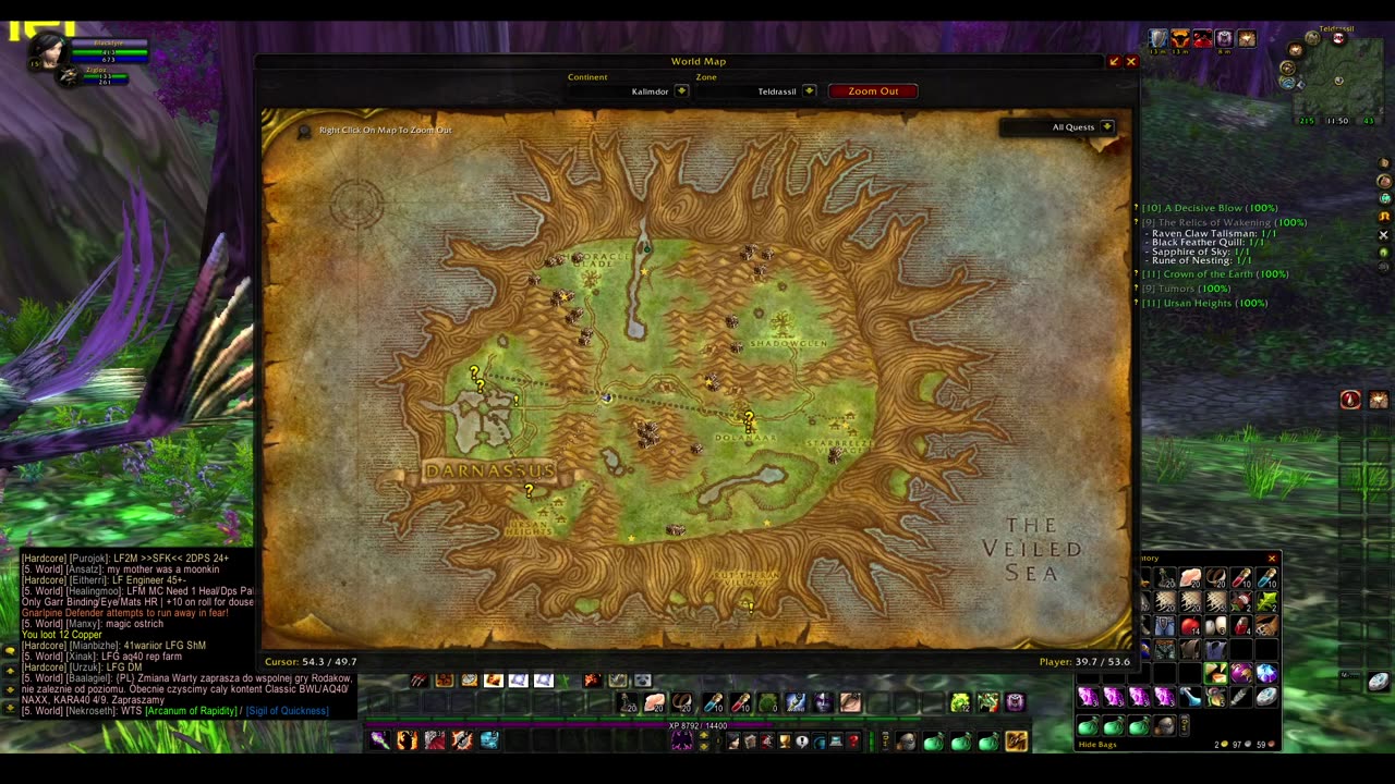 Turtle wow - Alt'lympic Games 2025 v2 - Warlock HC / S&S / Exhaustion - Episode 8 -Night elf area P3