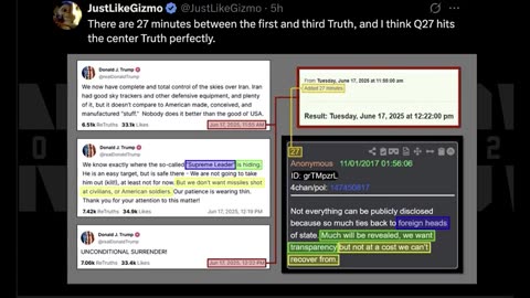 6.18.25: FUTURE PROVES PAST, Obama gave $1.7 BN to Iran, No deals, Much will be revealed, TRANSPAREN