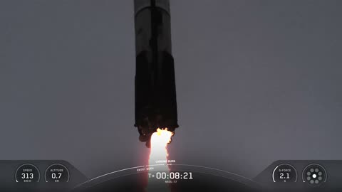 Falcon 9’s first stage lands on LZ-2