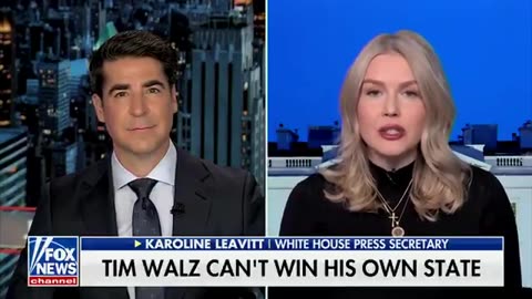 Karoline Leavitt says President Trump “believes that Tim Walz is criminally liable”