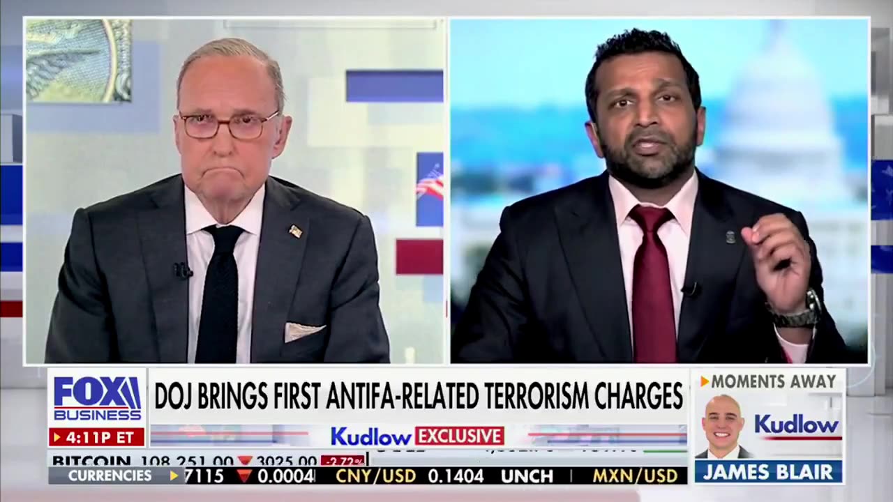 FBI Dir Announces First Antifa Terrorism Charges