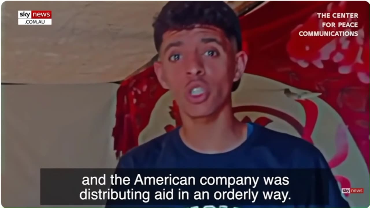 Gazans Show Support For Trump and America