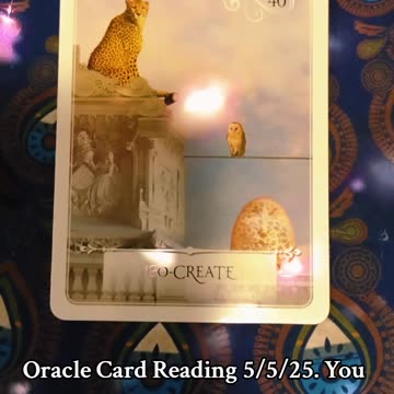 Oracle Card Reading 5/5/25