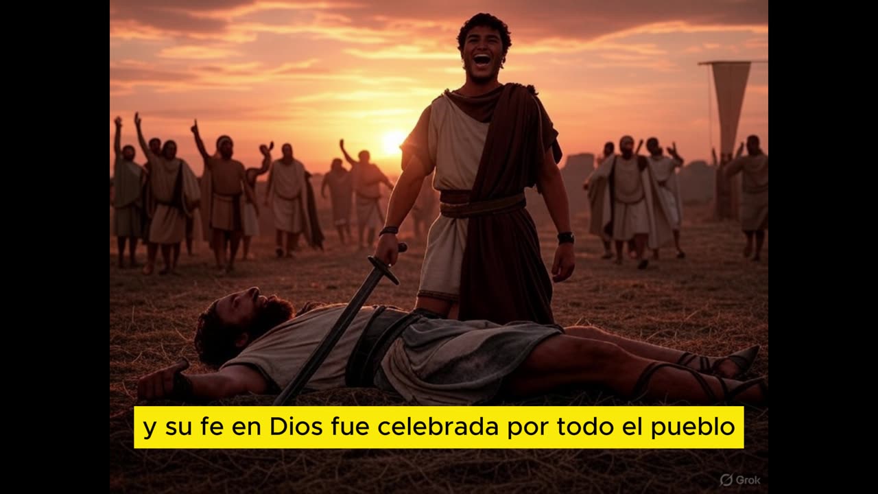 Bible story in Spanish to learn: David and Goliath