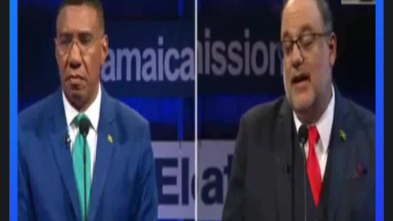 I was born in Jamaica , what are you, Holness and Golden debate