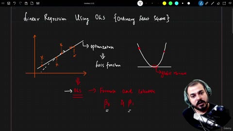 24.10 Linear Regression with OLS Krish Naik ML