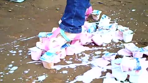 Massive Crush Under Colorful High Heel Sandals