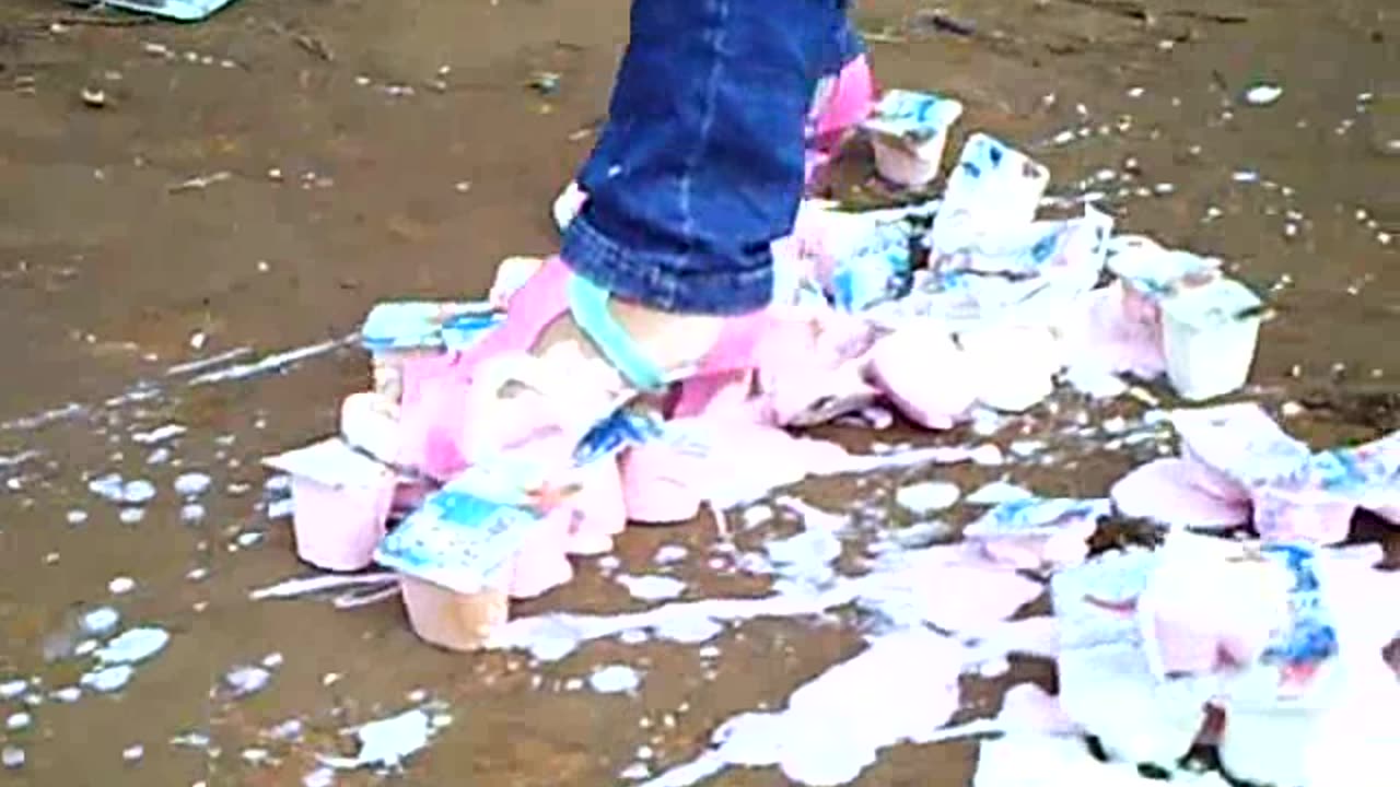 Massive Crush Under Colorful High Heel Sandals
