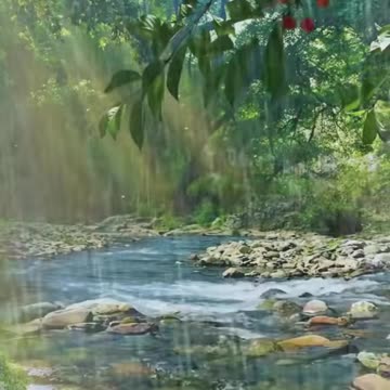 Heavy Rain - Falling into Deep Sleep Instantly with Beautiful Heavy Rain & Thunder - RainForest