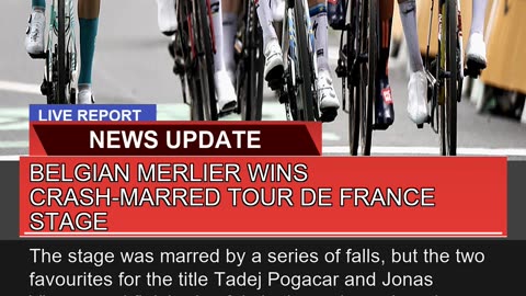 Belgian Merlier Wins Crashmarred Tour De France S