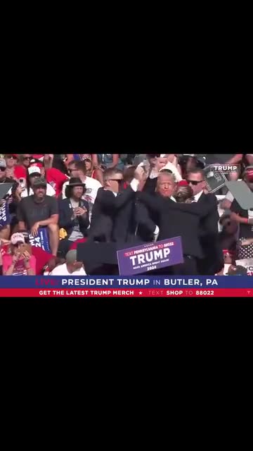 God Saved Him and America. They Shot Our Beloved President Donald John Trump