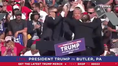 God Saved Him and America. They Shot Our Beloved President Donald John Trump