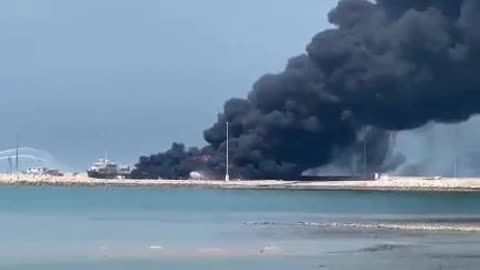 Massive Explosions and Fire at a Methanol Plant in Port City of Bandar Dir in Southern Iran