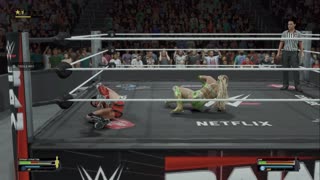 wwe 2k25 309 universe Tiffany Stratton VS Julie