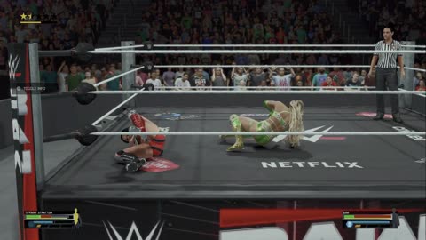 wwe 2k25 309 universe Tiffany Stratton VS Julie