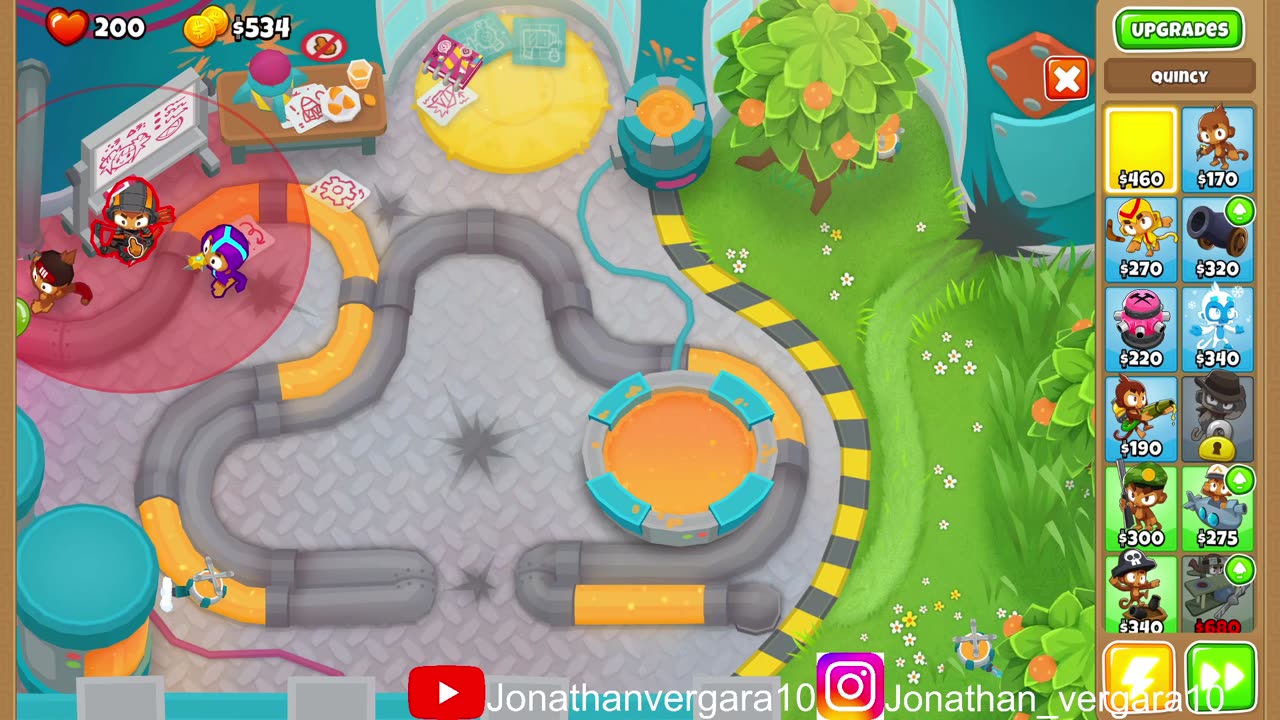 bloons tower defense gameplay