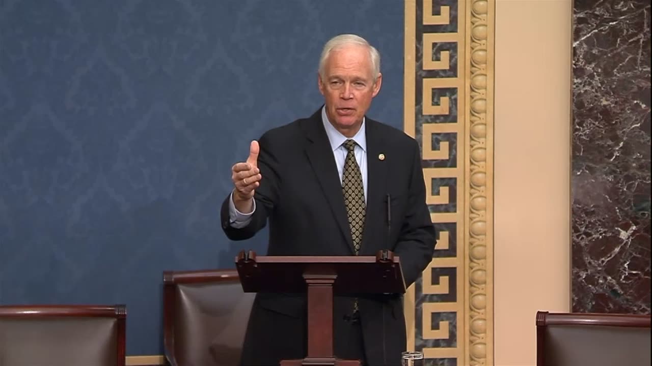 Senator Ron Johnson on the Senate Floor, part 1, 11.7.25