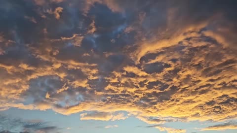 Golden Hour Sunset | Australian Winter Sky ⛅️